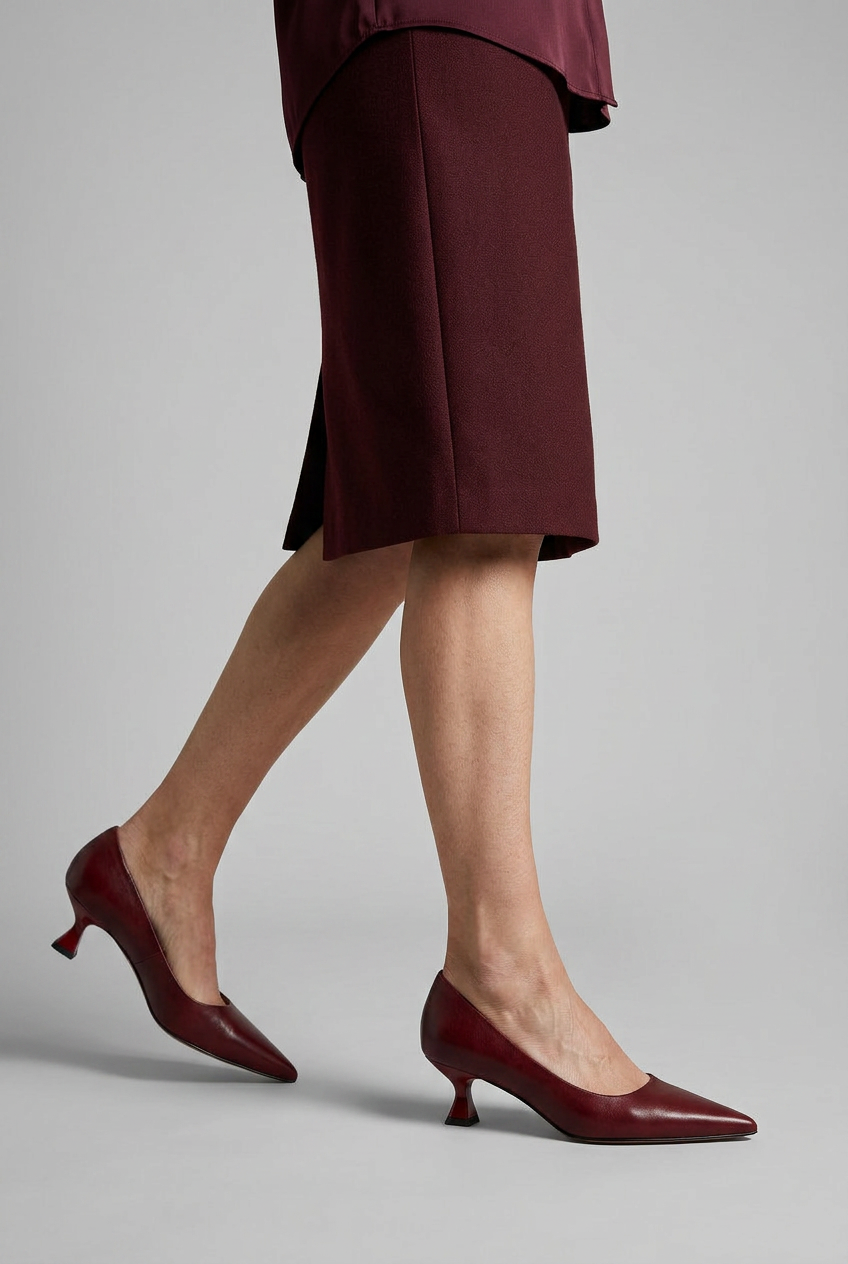Women's Pointed Toe Kitten Heels | Stylish