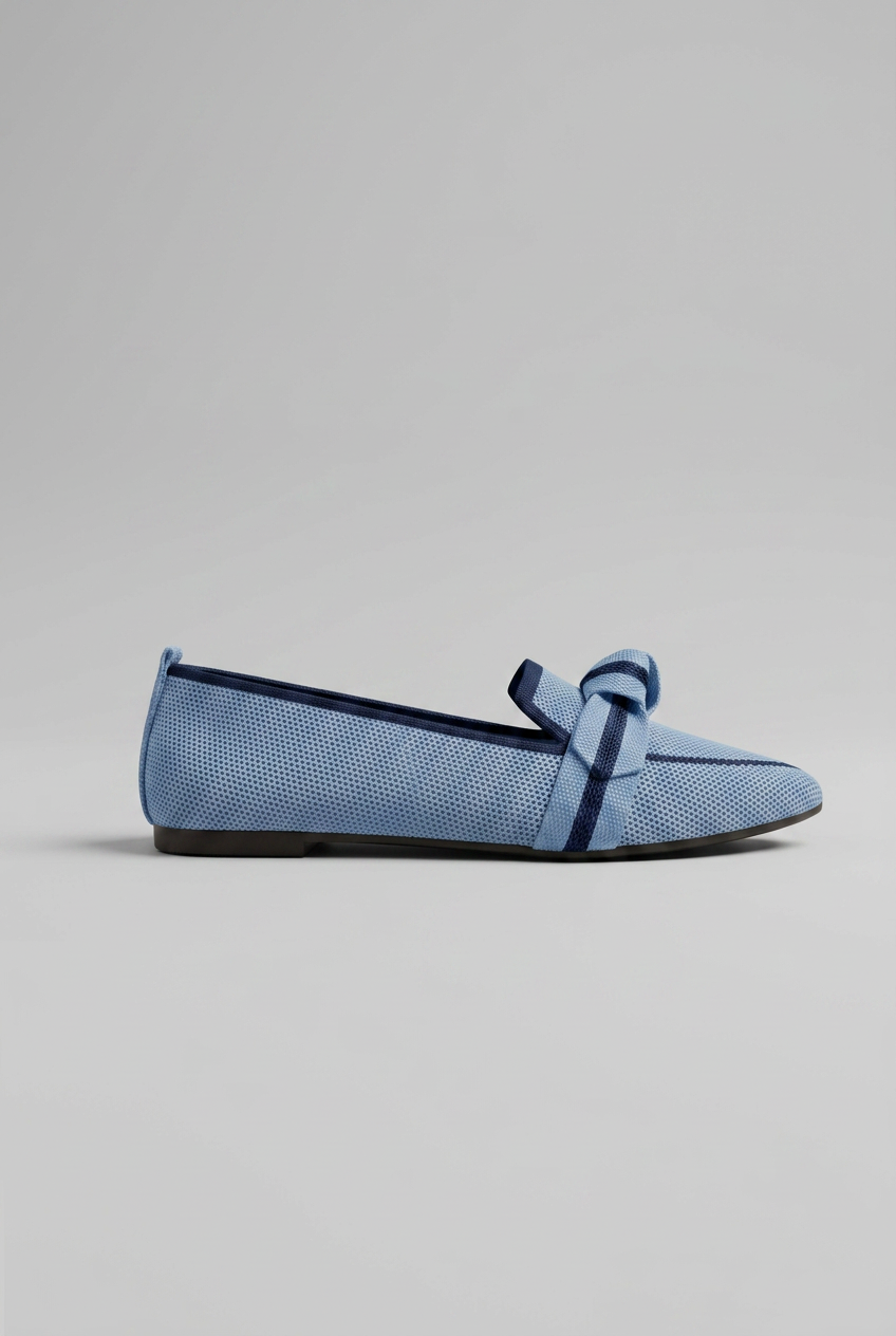 Women’s Pointed Toe Slip On Loafers | Knot Design