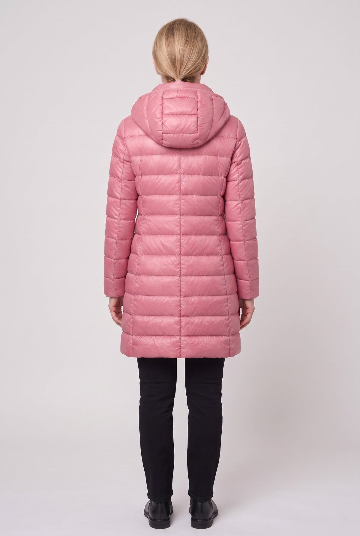 Women's Puffer Jacket | Hooded Longline