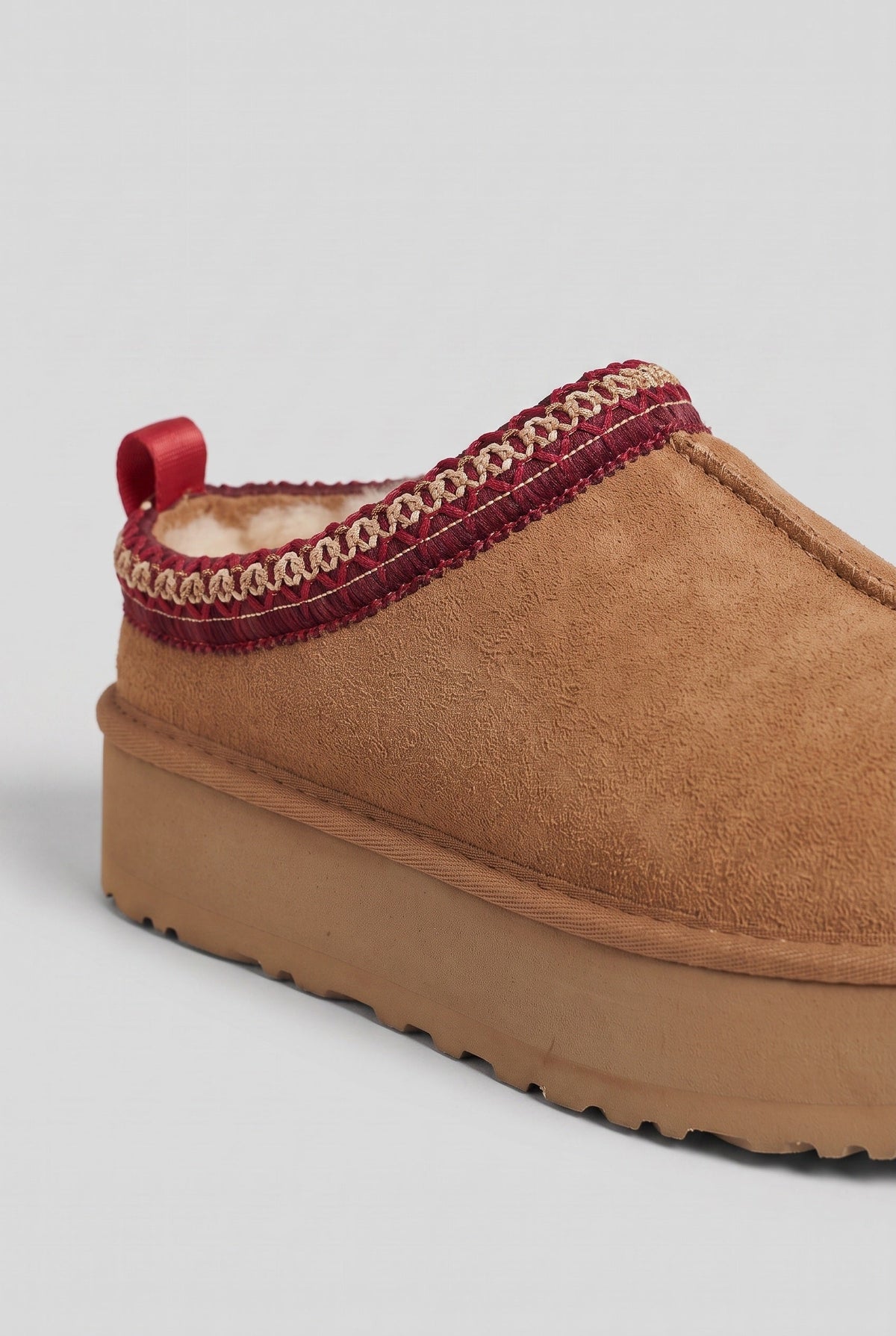 Women's Slippers | Platform Braid Trim