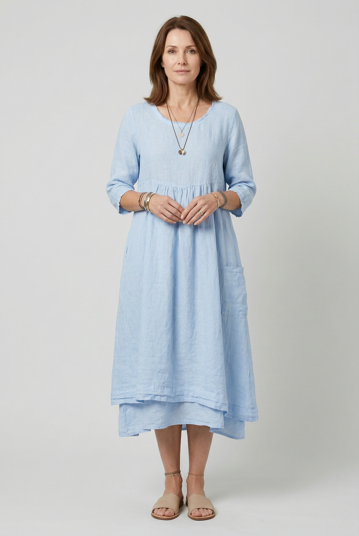 Women’s Summer Dress | Midi Long Sleeve