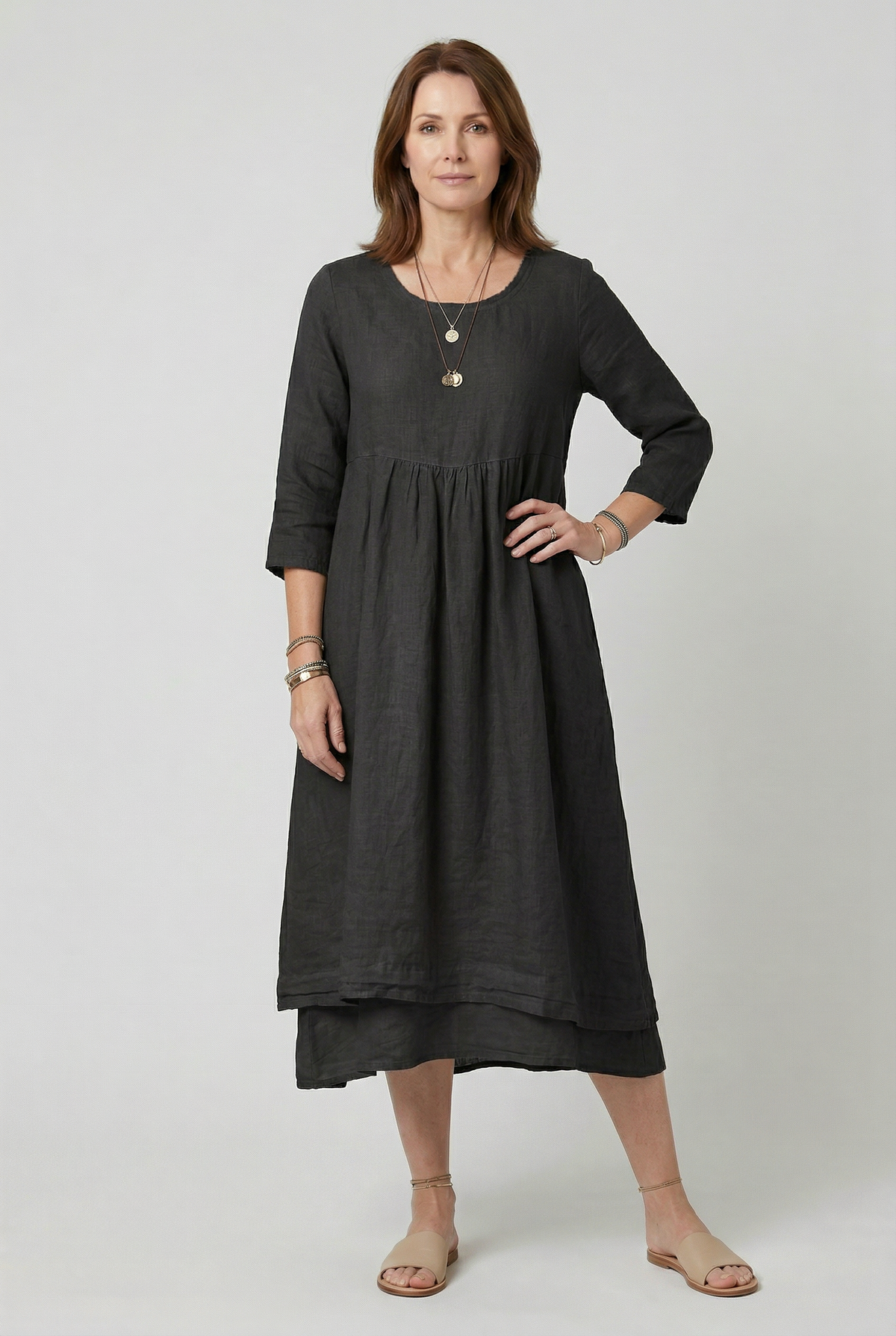 Women’s Summer Dress | Midi Long Sleeve