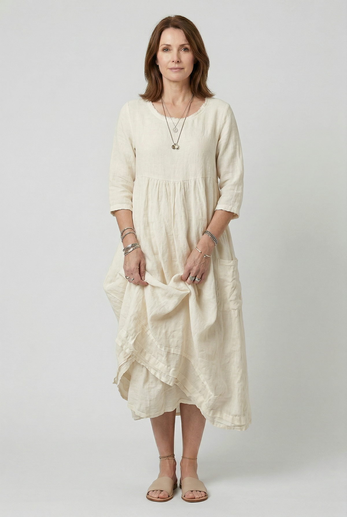 Women’s Summer Dress | Midi Long Sleeve