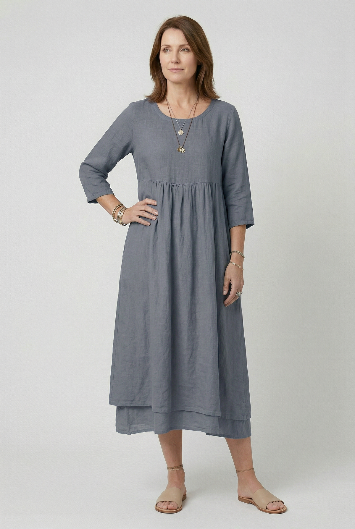 Women’s Summer Dress | Midi Long Sleeve