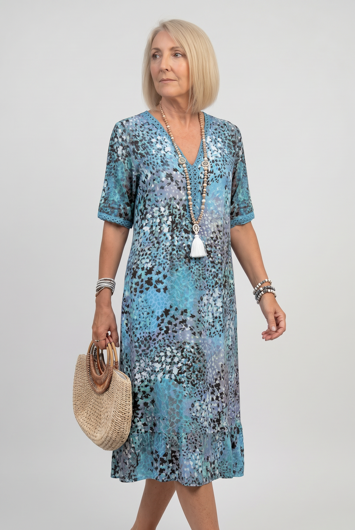 Women's Summer Dress | Printed Mini