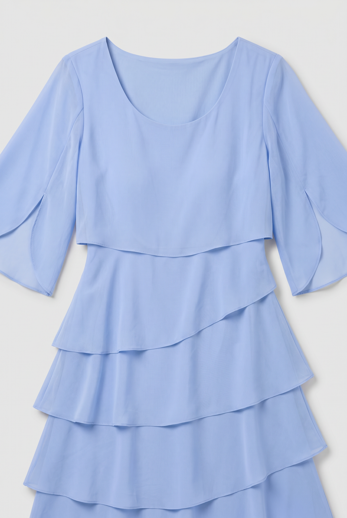 Women's Summer Layered Wedding Guest Dress | Mini