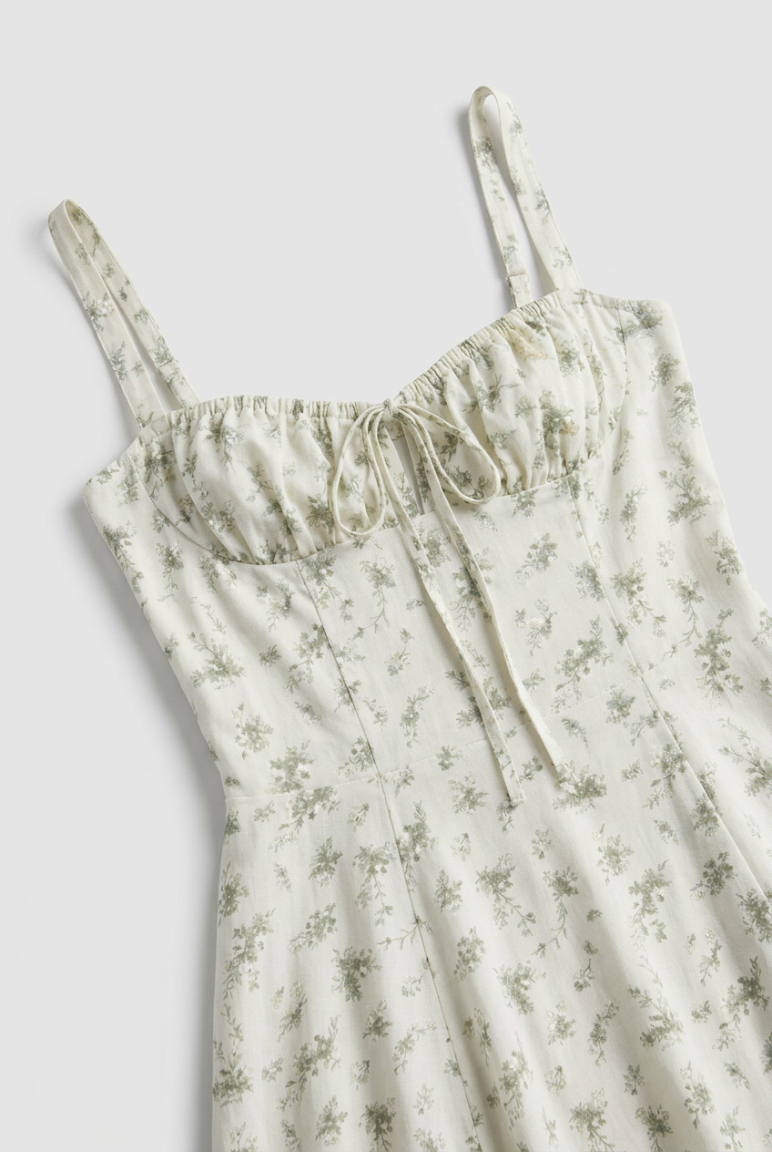 Women’s Sweetheart Neck Sleeveless Summer Dress | Midi