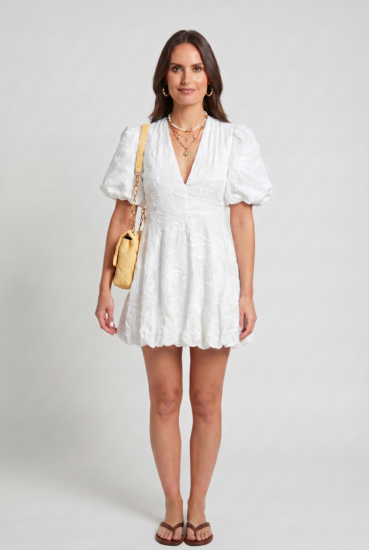 Women's White Summer Dress | Mini