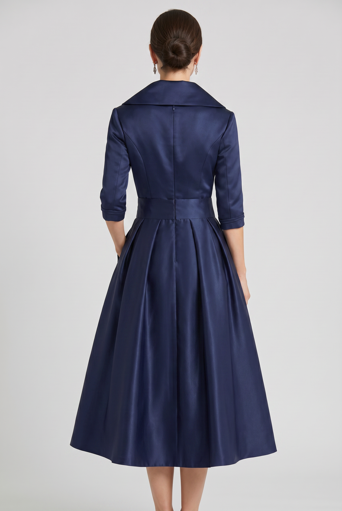 Women's Wrap Midi Wedding Guest Dress | Prom