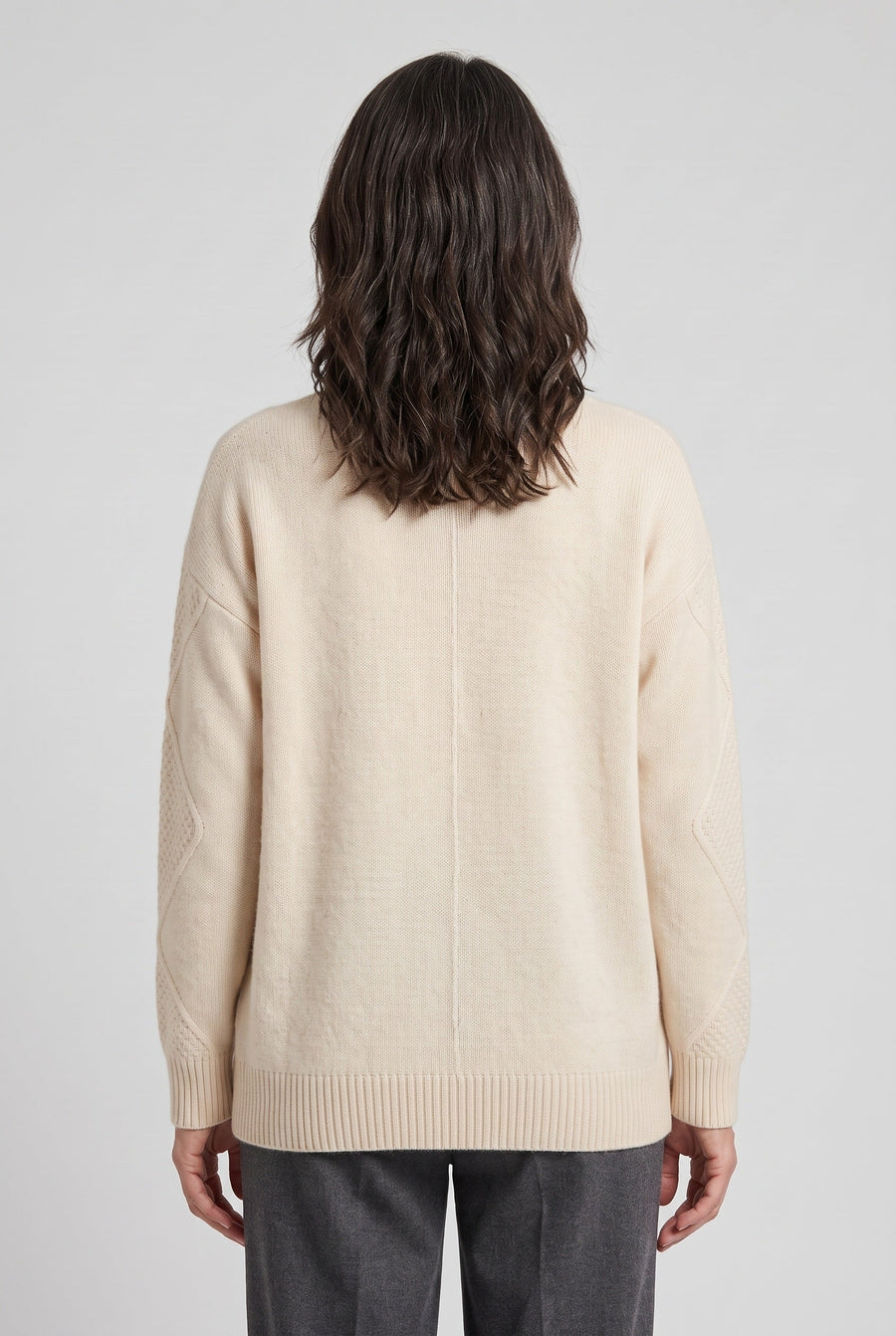 Women's Cardigan | Cable Knit V-Neck
