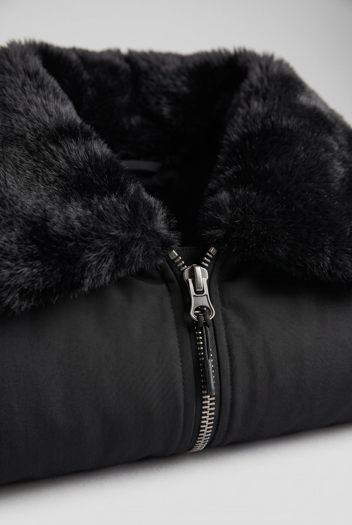 Women's Jacket | Hooded Faux Fur Trim