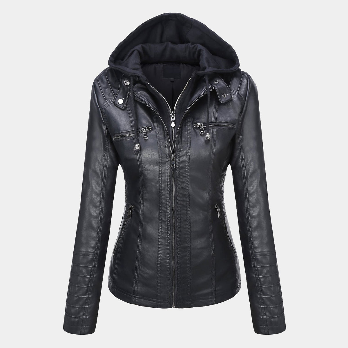 Siena Hooded Layered Jacket