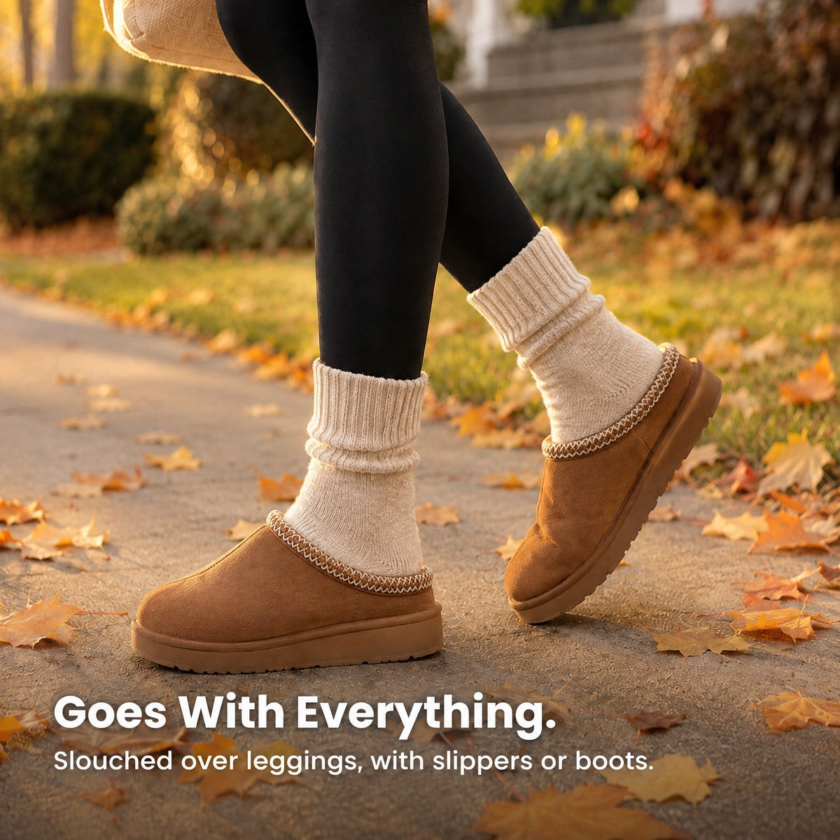 Mid Calf Winter Socks