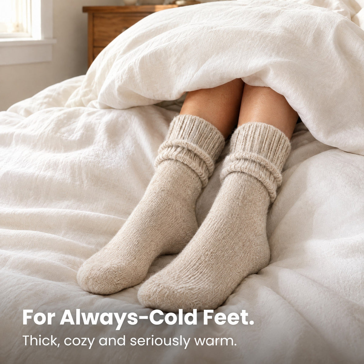 Mid Calf Winter Socks