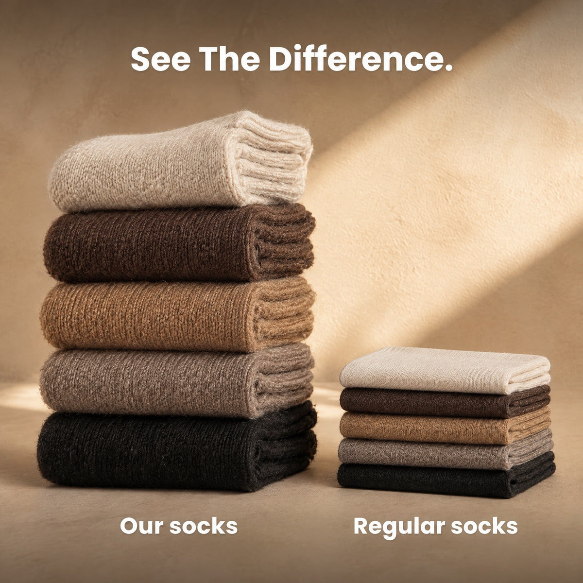 Mid Calf Winter Socks